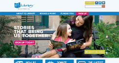 Desktop Screenshot of pjlibrary.org.au